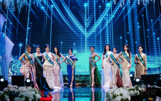 Top thí sinh xuất sắc nhất của Đại Sứ Thương Hiệu 2024 tỏa sáng với trang phục dạ hội của NTK Tuyết Lê