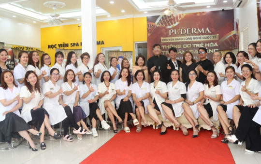 Puderma chuyển giao công nghệ “Thông cơ trẻ hoá - Trị nám đa tầng” tới đối tác quốc tế Philippines, Thái Lan, Singapore