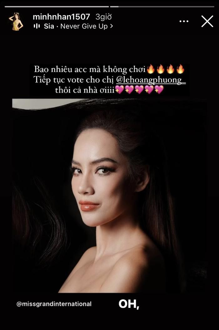 Sao Vbiz đồng lòng ủng hộ Lê Hoàng Phương trước thềm chung kết Miss Grand International 2023 Ảnh 9