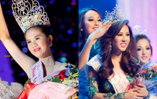 Ngọc Trinh bị "đào lại" quá khứ đăng quang Hoa hậu ao làng, netizen đặt nghi vấn vì 1 chi tiết giống với Thu Hoài?